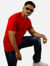 Red Regular Fit T-Shirt For Men