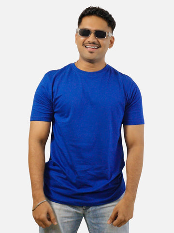 Royal Blue Regular Fit T-Shirt For Men