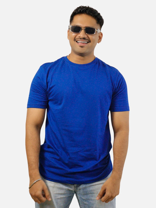 Royal Blue Regular Fit T-Shirt For Men