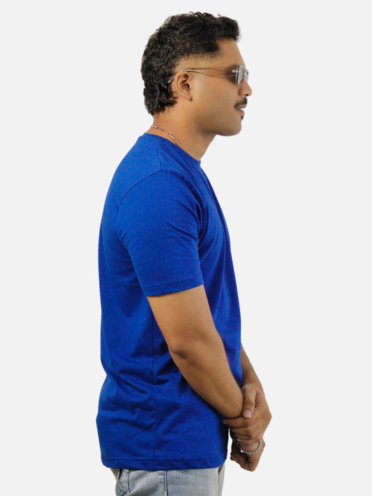 Royal Blue Regular Fit T-Shirt For Men