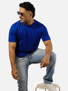 Royal Blue Regular Fit T-Shirt For Men