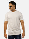 White Regular Fit T-Shirt For Men
