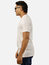 White Regular Fit T-Shirt For Men
