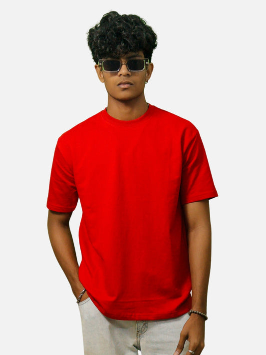 Red Oversized T-Shirt For Men