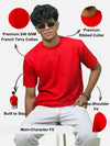 Red Oversized T-Shirt For Men