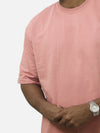 Peach Oversized Tshirt For Men