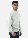 Grey Regular Fit Sweatshirt For Men