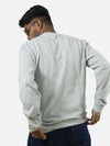 Grey Regular Fit Sweatshirt For Men