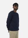 Navy Blue Regular Fit Sweatshirt For Men