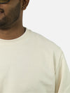 Off White Regular Fit Sweatshirt For Men