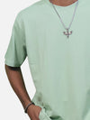 Sage Green Oversized T-Shirt For Men
