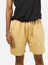 Beige Regular Fit Shorts For Men