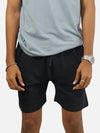 Black Regular Fit Shorts For Men