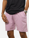 Lavender Regular Fit Shorts For Men