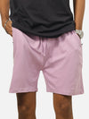 Lavender Regular Fit Shorts For Men