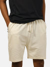 Off White Regular Fit Shorts For Men