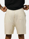 Off White Regular Fit Shorts For Men