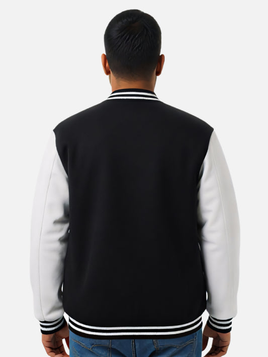 Black Varsity Jacket For Men