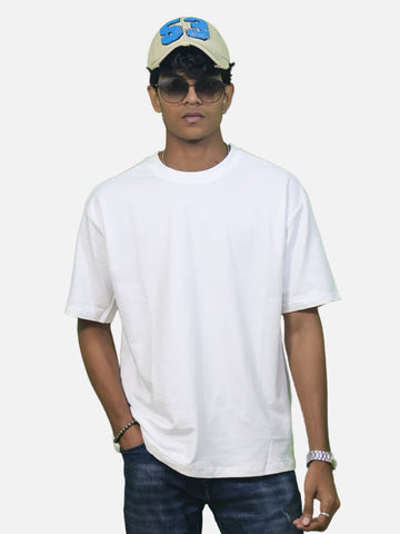 White Oversized T-Shirt For Men