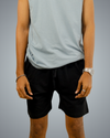 Black Regular Fit Shorts For Men