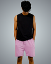 Lavender Regular Fit Shorts For Men