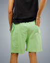 Sage Green Regular Fit Shorts For Men