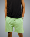 Sage Green Regular Fit Shorts For Men