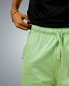 Sage Green Regular Fit Shorts For Men