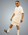 Off White Oversized Co-Ord Set For Men