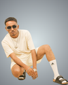 Off White Oversized Co-Ord Set For Men