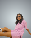 Lavender Oversized Co-Ord Set For Women