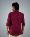 Red Line Checks Regular Fit Shirt