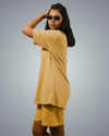 Beige Oversized Co-Ord Set For Women