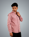 Rose Gold Colossal Check Regular Fit Shirt