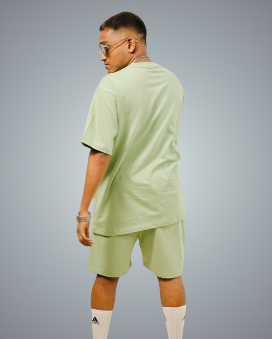 Sage Green Oversized Co-Ord Set For Men