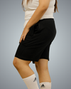 Black Regular Fit Shorts For Women