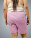 Lavender Regular Fit Shorts For Women