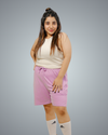 Lavender Regular Fit Shorts For Women