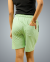 Sage Green Regular Fit Shorts For Women