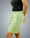 Sage Green Regular Fit Shorts For Women