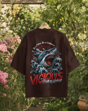 Oversized T - Vicious Shark