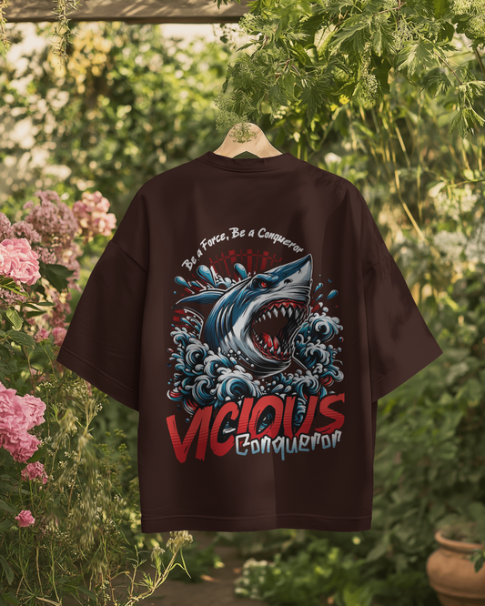 Oversized T - Vicious Shark